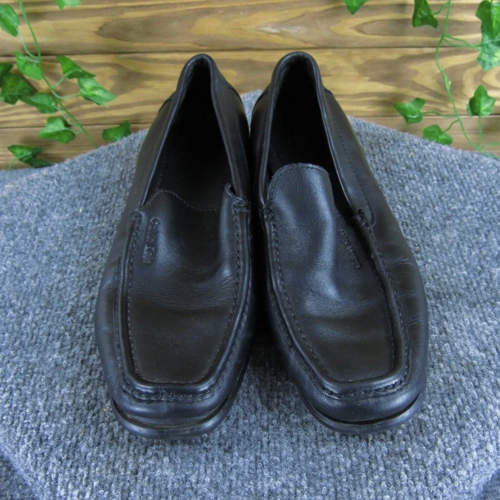 Calvin Klein Neil Leather Loafers Dress Shoes‎ Slip On Black Size 8M